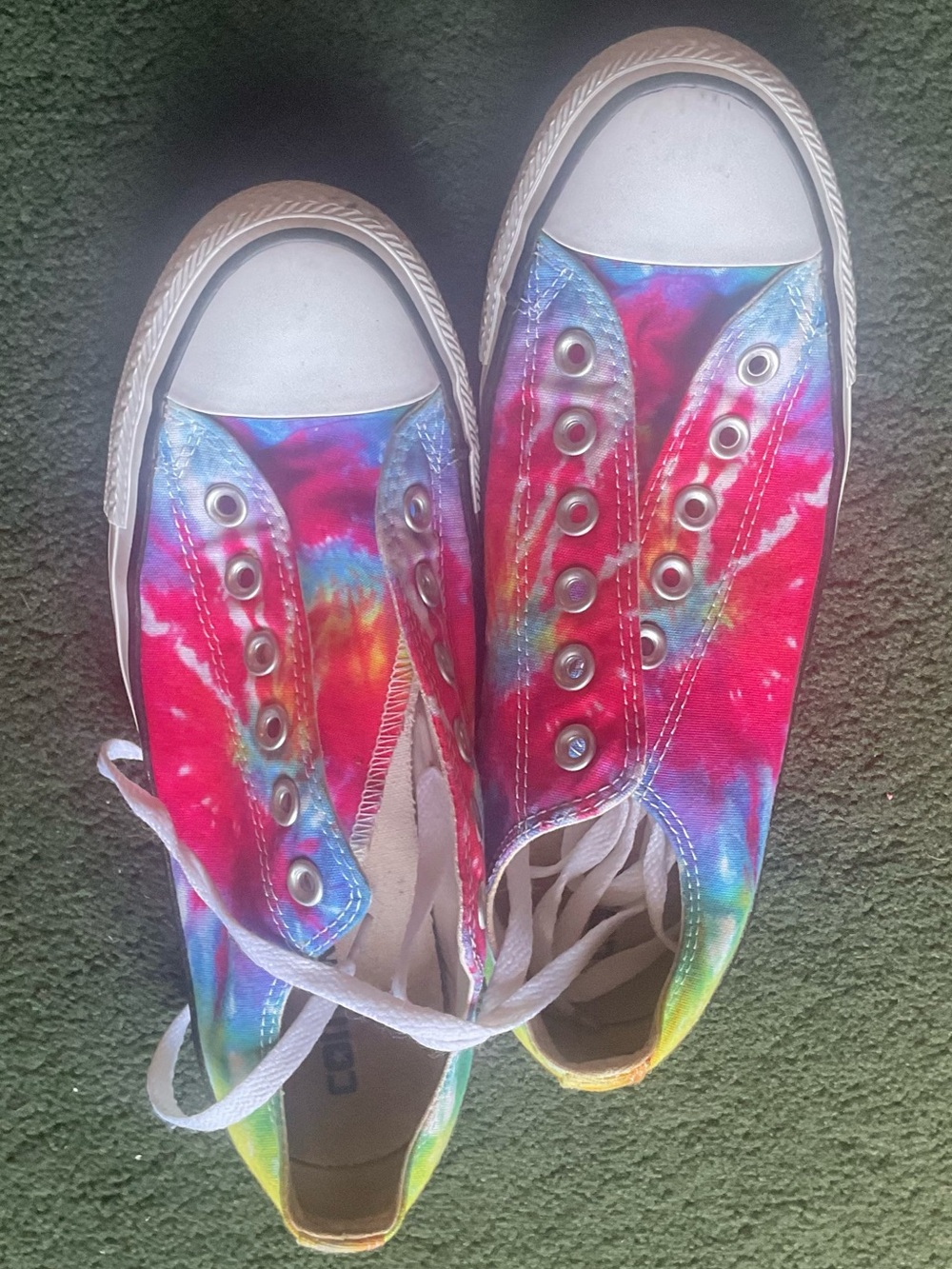 Converse Women's Tie-Dye Canvas Sneakers - Rainbow Multi